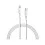 Кабель RAVPower MFI USB-C / lightning, 2м, нейлон, белый