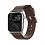 Ремешок Nomad Leather Strap Brown для Apple Watch 49/45/44/42mm, коричневый/серебро